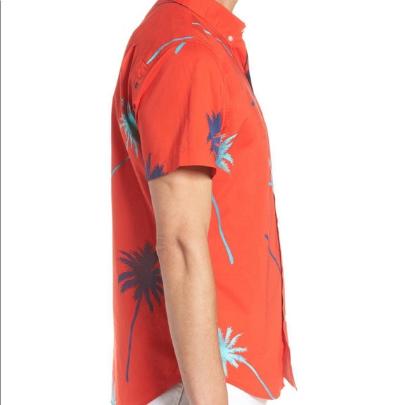 Bonobos Riviera Slim Fit Palm Print Shirt - Picture 4 of 12